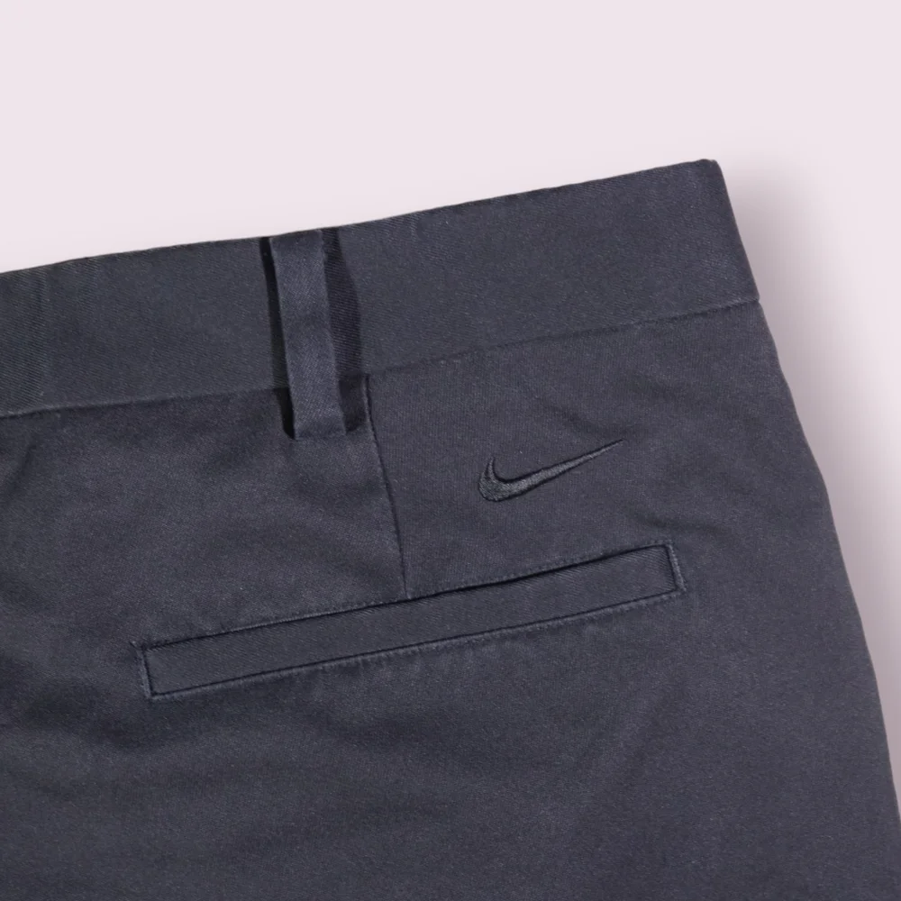 Nike Golf Shorts Mens 38 Black Chino Khaki Outdoors Swoosh Dri - Fit Men